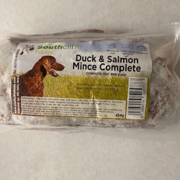 Duck Salmon Complete Mince 454